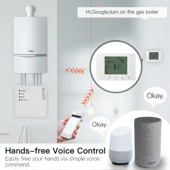 CORUI Tuya WiFi pametan termostat zidni plinski kotao Pumpa Električno podno grijanje Regulator temperature Alexa Google Home