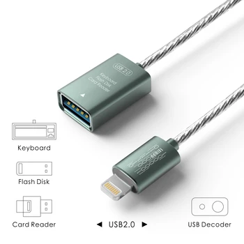 DDHiFi MFI06F 2.0 Lightning to USB konektor USB OTG za različite uređaje