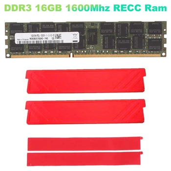 DDR3 16 GB 1600 Mhz RECC memorija + Hlađenje Prsluk PC3-12800 Memorija 240Pin 2RX4 1,35 U REG ECC memorija Za matičnoj ploči X79 X58