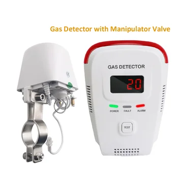 Detektor istjecanja plina alarm o метане ukapljenog plina Sustav praćenja sigurnost Senzor s ventilom za rukom DN15 za pametniji život