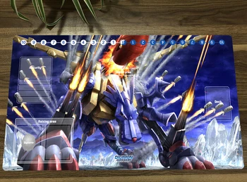 Digimon Playmat MetalGarurumon Shopping Card Igre Mat DTCG CCG podloga Za Miša Stolni Igre Mat Sa Карточными za Sjedenje i Besplatna Torba