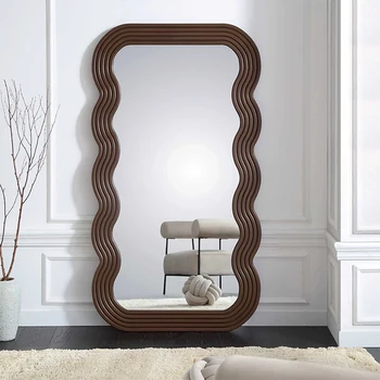 Dizajn zidnih ogledala nepravilnog oblika, bilo koji otvoreni položaj ogledala za kupaonica, ogledalo za cijelo tijelo, veliki dekor za šminku, pribor za uređenje doma