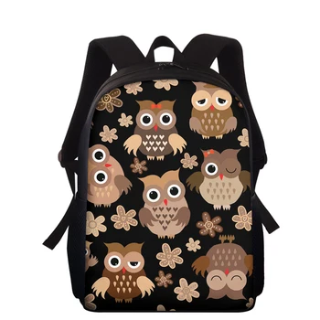 Dječje školske torbe s uzorkom drago sove, ruksak za prosječnog studenta, multifunkcionalna torba za dječake i djevojčice na otvorenom