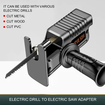 Električna pila Krunica odvijača Back-and-naprijed adapter Električna bušilica za električne pile Kućanskih alata za rezanje drva i metala