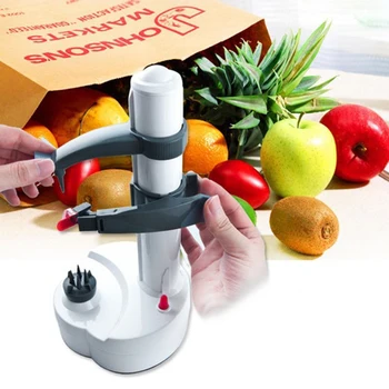 Električna картофелечистка od nehrđajućeg čelika, automatski rotirajući овощечистка za voće, stroj za čišćenje jabuke, alat za piling