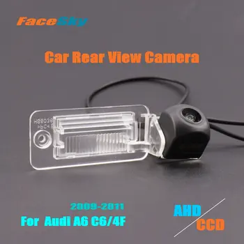 FaceSky Auto Skladište retrovizor Za Audi A6 C6/4F 2009-2011 Straga stražnja Kamera AHD/CCD 1080P Pribor za povratni Slike