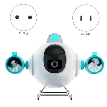 Full HD 3MP Noćni Full color AI-Отслеживающая Bežična kamera za video nadzor Safe Home Baby WIFI Smart Camera White US Plug