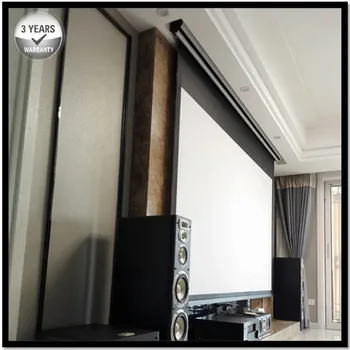 High-end Akustička ekran AcousticPro s visokim Натяжением, 2,35: 1, Сверхширокий Zvuk 4K /8K Ultra HD, Transparentan Perforirana Tkani Projekcijskog
