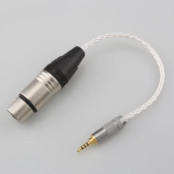 High-end Audiocrast Посеребренный kabel od 2,5 do XLR 2,5 mm TRRS Uravnotežen Nožica na 4pin XLR Uravnotežen Ženski Audio-Adapter