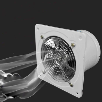 High-speed fan Pribor za cijevi Ispušni ventilator Industrijski ventilator izbacivanje zraka ventilator kupaonicu 100 mm uklanjanje TVOC HCHO PM2.5