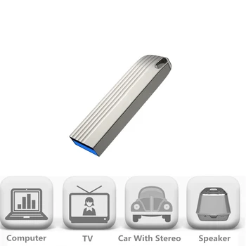 High-speed USB 2.0 flash drive 32 GB U Stick 64 GB, 128 GB flash, flash drive-pogon za PC sa Android s adapterom