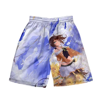 HOLOLIVE VTuber Natsuiro Matsuri 3D Print Ljetni Odmor Ženske/Muške Kratke hlače s Fleksibilnim Gumicom U Struku Ulica Odjeća Kawaii Plaža Kratke hlače