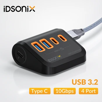 iDsonix USB Hub 3,2 Razdjelnik Adapter s Više Luka Priključak s čitačem SD kartice Type C PC, HUB USB 3.0 za Lenovo Xiaomi Macbook Pro