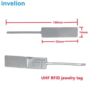 ISO 18000-6c UHF Pasivni RFID zlatar oznaku visoke kvalitete epc gen2 uhf naljepnice za nakit naljepnica za čitanje/pisanje na velike udaljenosti 10 cm-1 metar