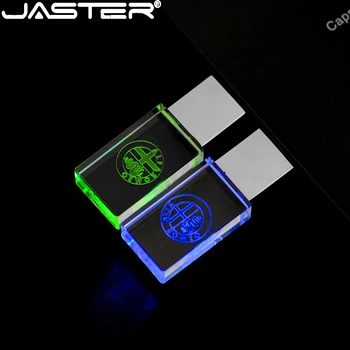 JASTER USB 2.0 Poklon za vjenčanje photography Drveni crystal 64 GB stick 32 GB, 16 GB flash memorije flash-drive Besplatan custom logo