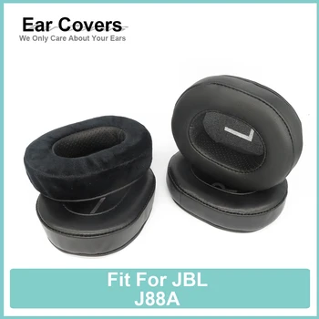 Jastučići za uši za slušalice JBL J88A, umetke od протеинового velur, jastučići za uši od janjeće kože, pjena jastučići za uši, crnci udoban
