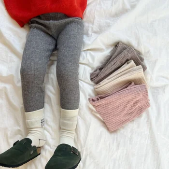 Jesensko-zimske bebe tajice, čvrste elastične uske hlače za djevojčice i dječake, univerzalni hlače