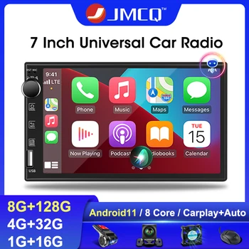 JMCQ 2 Din Univerzalni 7-Inčni Auto-Radio Android 11,0 Media Player 4G Carplay Auto Stereo Za VW, Nissan Hyundai Toyota