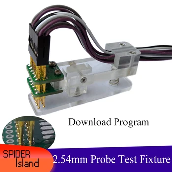 JTAG Test simulacija stezanje pcb 3p/4p/5p/6p/7pin Test fixture 2.54 Sonda Distichous Preuzmite Program za Programiranje