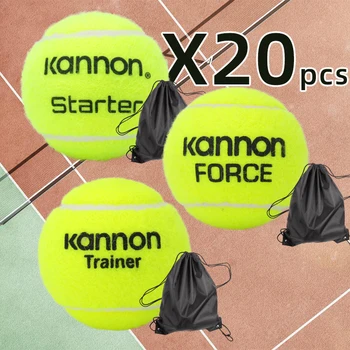 Kannon Trening Teniske Loptice 20шт s Ručni Torbom K3 K5 K8 za Tenis Početnike i Napredne Profesionalne igrače Praksa