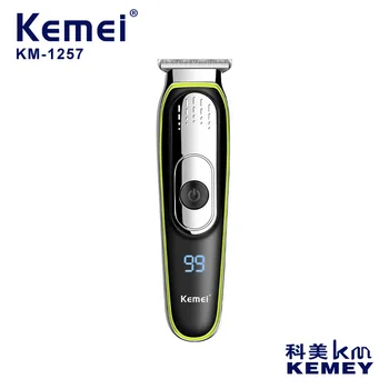 Kemei KM-1257 Bogata profesionalna brijač stroj za šišanje kose, trimer za bradu, profesionalni električni trimer za kosu