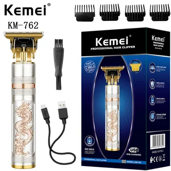 Kemei KM-762 prijenosni vodootporan, jednostavan za upravljanje men ' s razor za šišanje kose