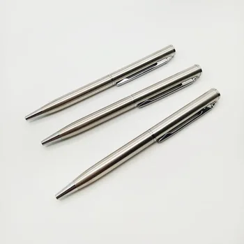 Kemijske olovke od nehrđajućeg čelika. Mala rotirajuća kemijska olovka 10 cm, metalna kemijska olovka, džep mini ručka