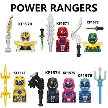 KF6144 Nove vanzemaljske rangers, skup moćnih rangers, blokovi, mini-figurice, igračke