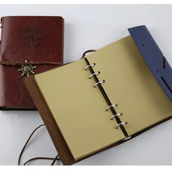 Klasicni smotan bilješka, dnevnik, notepad, berba gusar sidra, bilježnica od umjetne kože za putnike, bilježnice, pisaći pribor, poklon
