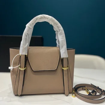Klasična torba-тоут od prave kože u retro stilu, tanki remen, buckle, munja sa slovima, torbe poruke preko ramena, luksuzne torbe za žene