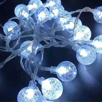 Kristalna Kugla LED Nevjerojatan Kabel Božićne Ukrase Za Dom Rotirajući Гирлянда Božićni Dekor Ukras Božićni Poklon za Novu Godinu Navidad