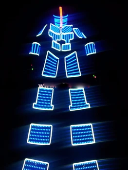 Led robot Led kostime za robotsko Odijelo Kryoman kostime za robote odjeća za ples Tron