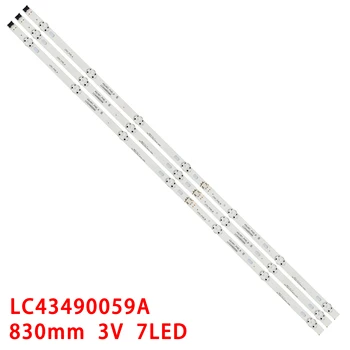 led traka svjetla 7 lampi za LG Innotek 17Y 43inch_ A-Type LC43490059A 43UJ634V 43UJ630 43UJ630-ZA 43UJ6309 HC430DGG-SLTL13