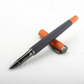 Luksuzno kvaliteta 5069 metalni nalivpero narančaste boje Financijski ured Studentske školski uredski materijal Tinte olovke