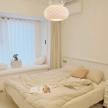 Luster za spavaće sobe, jednostavna moderna creative design lampa za sobu, restoran, krem stil, lampa za glavne spavaće sobe za djevojčice, dječje sobe