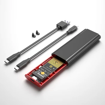M2 SSD Torbica Kutija NVME SSD Telo M. 2 za hard disk USB Type C Kućište za NVME PCIE NGFF SATA M + B Ključ SSD Disk Dvostruki Protokol