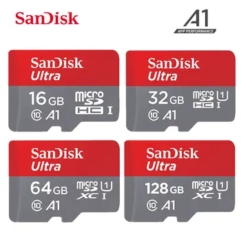 Memorijska kartica SanDisk Ultra A1 Microsd 256 GB, 128 GB i 64 GB, 32 GB, 16 GB microSDHC/SDXC UHS-I U3 V30, TF Kartica micro sd cartao de memoria