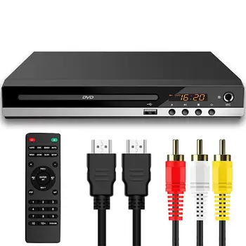 Mini USB UHD 1080p DVD player Region Free s više led ekrani, SVCD, DVD-player, kompatibilan s HDMI, CD VCD OSD S7E2
