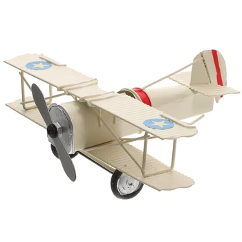 Model aviona ukras Stare igračke retro nakit zrakoplova postavlja željeza obrta za odrasle