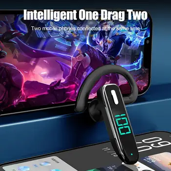 Moderan led digitalni zaslon sa stabilnim slanja kompatibilan s Bluetooth 5.3, glazbeni slušalica za vješanje na uho za vožnju