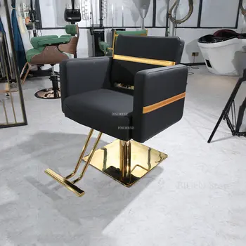 Moderni podizanje frizerske stolice Jednostavan luksuz, profesionalne frizerske stolice, inteligentni, stolica, garnitura za unutrašnjost Cadeira De Barbeiro