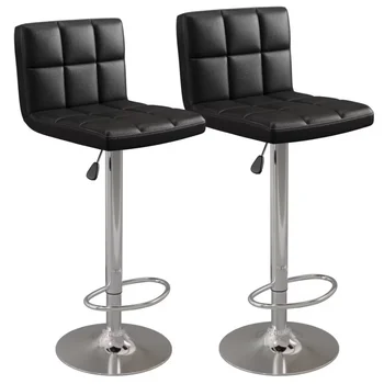 Moderni trg bar stolica od umjetne kože, okretni, podesivi, set od 2, bar stolica za kuhinjski stalak