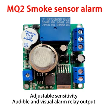 MQ-2 Analogni senzor plina i dima Naknada za isključivanje dc 5-30 U Senzor dima MQ-2 Senzor za detekciju dima Kontroler Prekidača