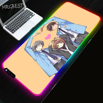 MRGBEST Magic Karta Djevojka Sakura Anime Veliki RGB Igra Player podloga Za Miš S Led pozadinskim Osvjetljenjem Površina Muse Jastučići Tipkovnica Stolni Mat Xl