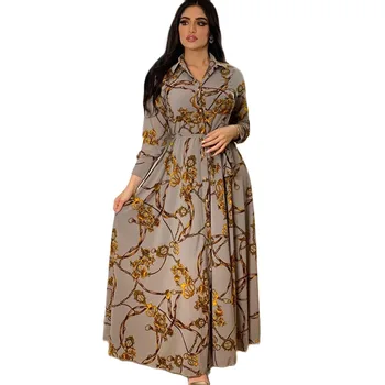 Muslimanska košulja, haljina Абайя, ženske haljine-košulje s po cijeloj površini Ramazan, jesenske haljine-Джилбаб, Turska, elegantne haljine, Indija, Marokanski kaftan, arapski