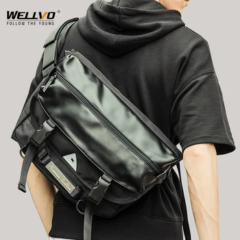 Muške torbe poruke, vodootporan velika torba preko ramena, poznati dizajner brandova, kvalitetna muška uličnu odjeću u stilu hip-hop, putne torbe XA697ZC