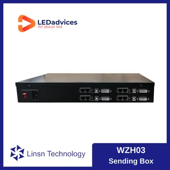 Najbolja cijena službena kutija za slanje Linsn WZH03 s četiri utora za pošiljatelja, led display WZH01, pribor za slanje kartice, led ekran