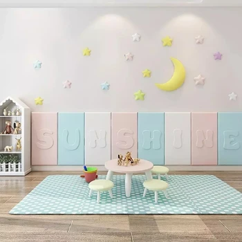 Natpis na zidu u uzglavlje kreveta za dječje sobe za djevojčice, slatka zvijezde, Mjesec, samoljepivi ploča, dekor za spavaću sobu, pribor za dom