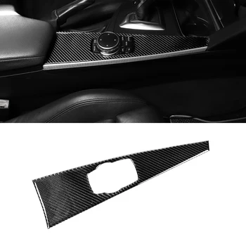 Navlaka multimedijskoj traci od karbonskih vlakana za BMW F30 F34 serije 3 GT 2013-2019, naljepnice za centralno upravljanje vozilom, pribor