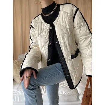 Nova korejska verzija lagani pamuk kaput, slobodna casual i universal хлопковая jakna, elegantan винтажное britanska kaput